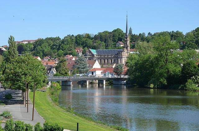 Montbéliard - Immobilier - CENTURY 21 Agence de la Gare - Église_Saint-Maimbœuf_et_l'Allan