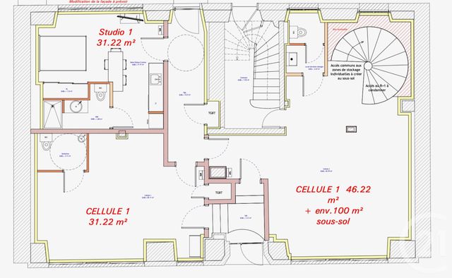 commerce à louer - 85.0 m2 - BELFORT - 90 - FRANCHE-COMTE - Century 21 Agence De La Gare