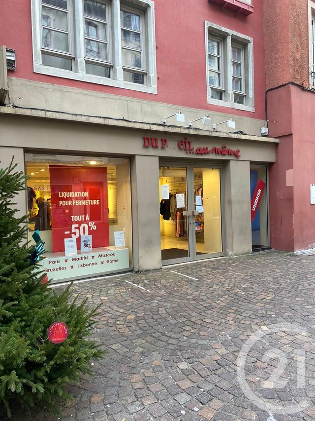 commerce à louer - 113.0 m2 - 25 - FRANCHE-COMTE - Century 21 Agence De La Gare