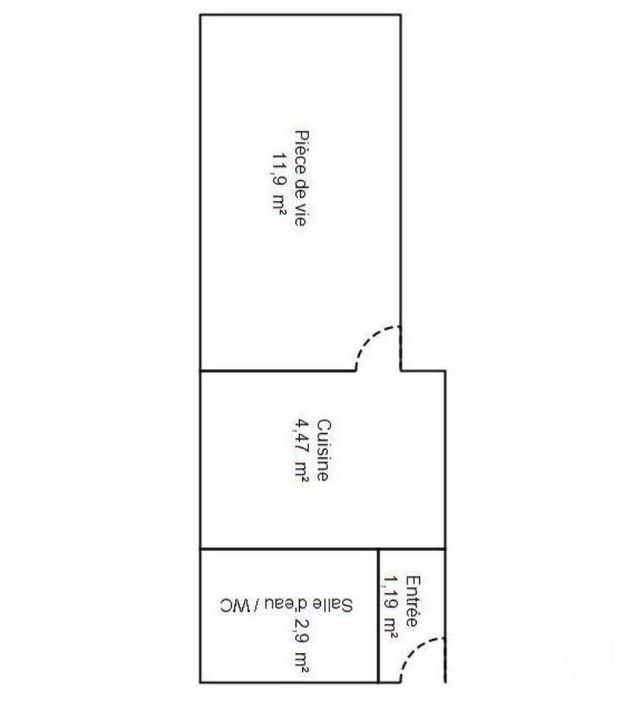 Appartement F1 à louer - 1 pièce - 20.46 m2 - STE SUZANNE - 25 - FRANCHE-COMTE - Century 21 Agence De La Gare