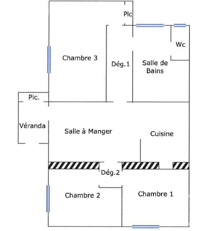 Appartement F4 à vendre - 4 pièces - 64.5 m2 - MONTBELIARD - 25 - FRANCHE-COMTE - Century 21 Agence De La Gare
